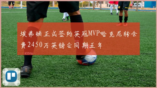 埃弗顿正式签约英冠MVP哈克尼转会费2450万英镑合同期五年